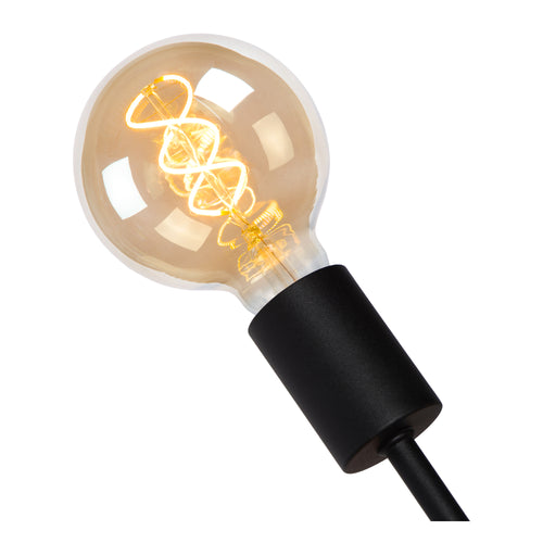 Lucide hanglamp LESTER - 6xE27 - Zwart - vtwonen shop