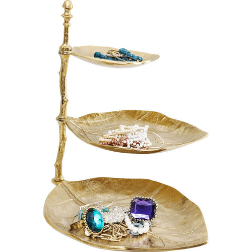 Kare Design Woonaccessoires sieradenhouder blad goud