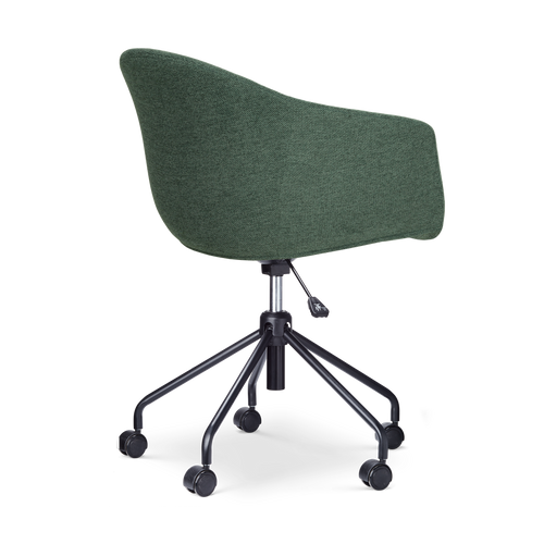 Nolon Nout-Otis Bureaustoel Donkergroen - Armleuningen - Zwart - vtwonen shop