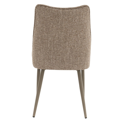 DÉJA Living Eetkamerstoel Meau - Taupe/Taupe - Zithoogte 47cm - Set van 2 - vtwonen shop