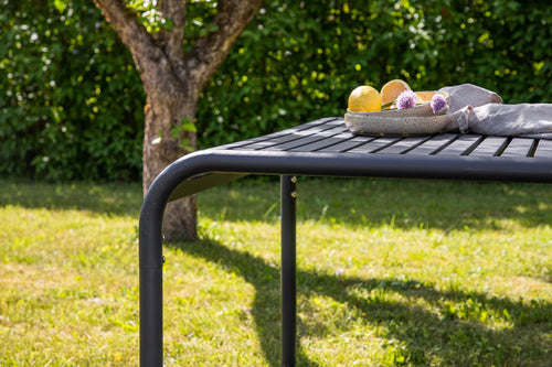 Rebellenclub Rechthoekige Tuintafel Apollo - 200 x 100 cm - Antraciet - vtwonen shop