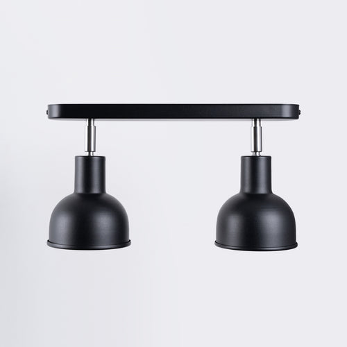 Sollux Lighting Plafondlamp ELBA 2 zwart - 47x24x18,5cm