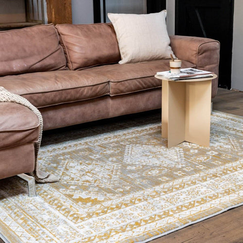 Interieur05 Vintage Vloerkleed Aila Geel - 190 x 280 cm - vtwonen shop