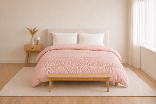 SnoozyBed - Dekbed zonder overtrek Blush