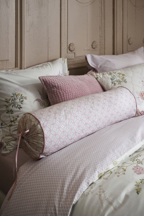 Pip Studio  Bustani Roll Cushion - 22 x 70 cm - Wit - vtwonen shop