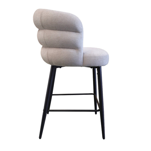 DÉJA Living Barkruk Félix - Taupe - Zithoogte 75cm - Set van 2 - vtwonen shop