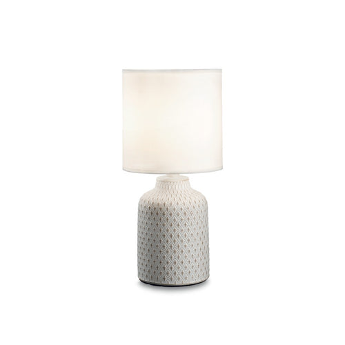 Ideal Lux KALI-3 - Tafellamp voor binnenshuis 1 licht wit met kap, E14