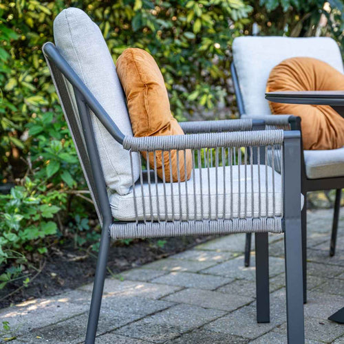 Garden Impressions tuinset Stevie - Tulli - taupe - Ø148x75 cm - 7-delig