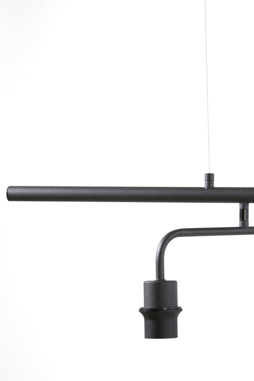 Light & Living hanglamp EDISA - zwart - 160x50x25cm