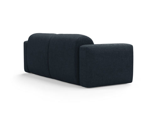 Cosmopolitan Design Modulaire bank Strino 3-zits, structurele stof donkerblauw - 98x220x78cm
