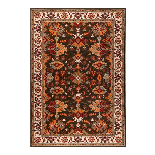 Interieur05 vintage vloerkleed Funda - creme/oranje - 160 x 230 cm