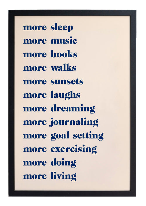 Zwarte lijst met kader 40x30 meer - vtwonen shop