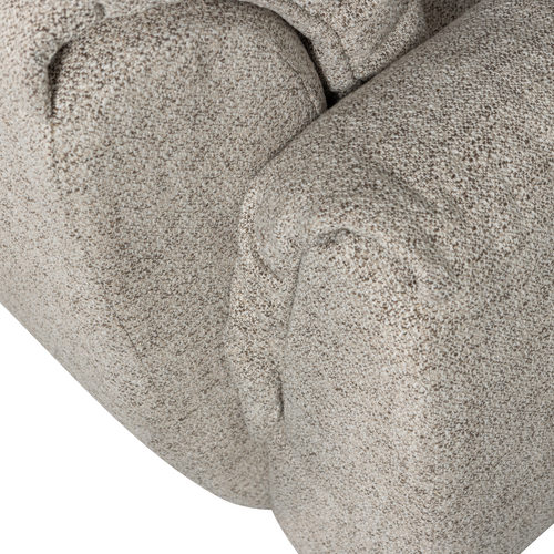 WOOOD draaifauteuil Baggy - Geweven Stof - Naturel Melange - 81x104x84 - vtwonen shop