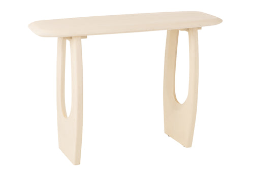 J-Line console Mark - hout - wit