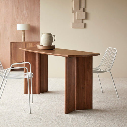 Tikamoon Keukentafel in massief acacia voor 2/4 personen - Bruin