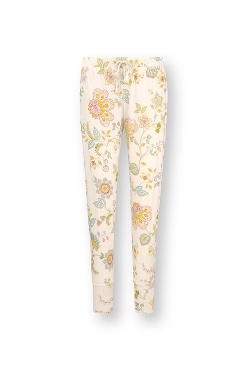 Pip Studio - Bobien Lange pyjamabroek - Dames - Buenas Noches - Wit - XL