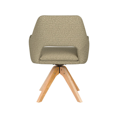 Housecraft Living Mos Eetkamerstoel Draaibaar Hout Pistache groen