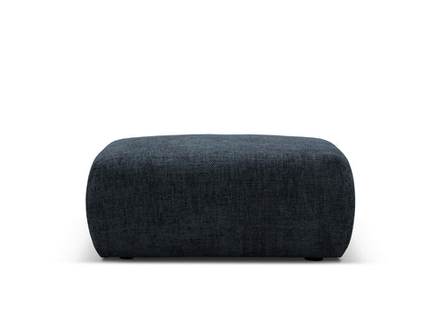 Cosmopolitan Design Poef Matera chenille, koningsblauw - 68x86x40cm