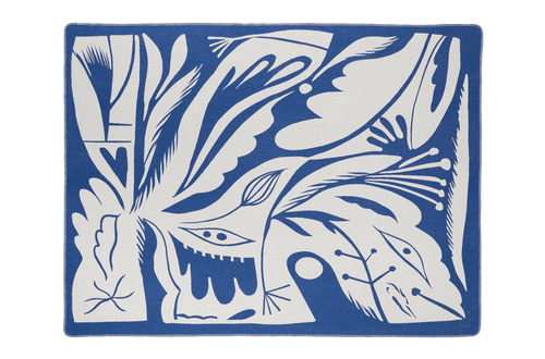 noo.ma LINO Katoenen deken - Blueberry Pie - vtwonen shop