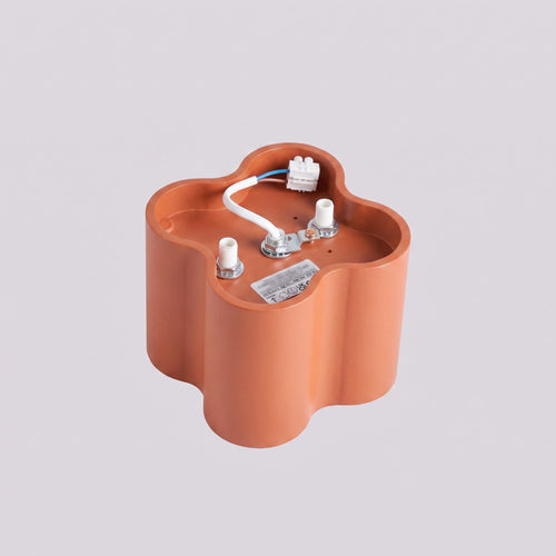 Sollux Lighting Plafondlamp OVIO 1 rode oker GU10 - 12x12x10cm