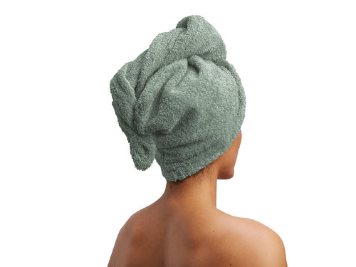 Yumeko haarhanddoek Terry - sea green - vtwonen shop