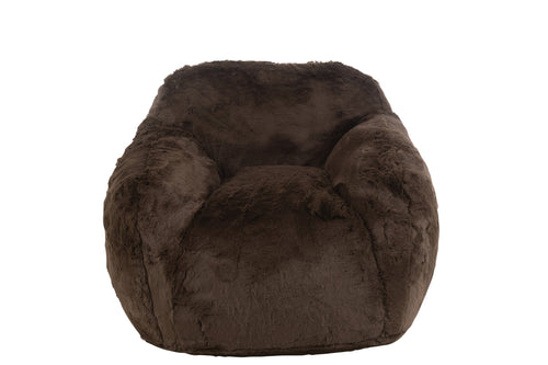 J-Line zetel Cutie - polyester - bruin - small