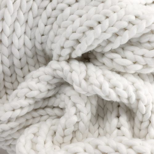 Nest living Verena Gebreide Plaid Wit - 170 x 130 cm - vtwonen shop