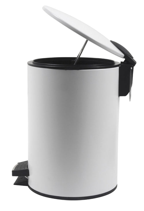 Lisomme Megan prullenbak wit - 3 liter