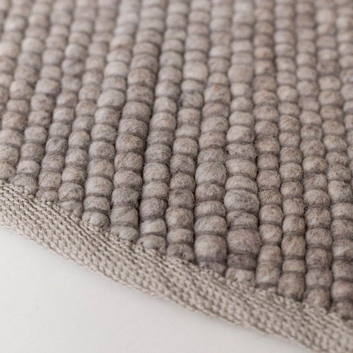 Interieur05 Rond Wollen Vloerkleed Grijs/Beige Vik - 240 x 240 cm - vtwonen shop