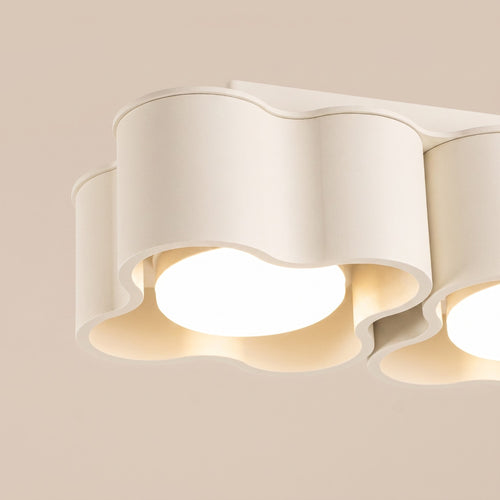 Sollux Lighting Plafondlamp OVIO 2 beige Gx53 - 24,5x12x8cm