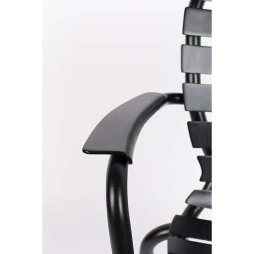 Zuiver Vondel Tuin Eetkamerstoelen armleuning Zwart - Set van 2