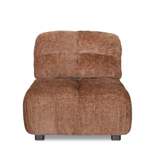 DÉJA Living Fauteuil Vita - Cognac Stof - 91x113x85cm