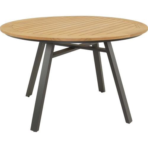 Lesli Living tuintafel Monza - antraciet - ø120x75cm