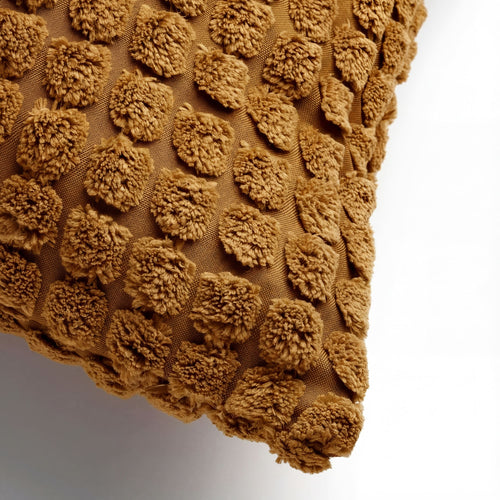 ROME - kussenhoes 45x45 cm - effen kleur - 3D-structuur - Chai Tea - geel