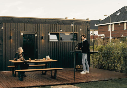 MaximaVida set metalen verlichting palen New York  360 cm  - 4 stuks - vtwonen shop