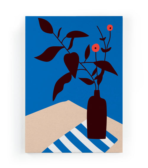 Canvas 60x40 Eten afdruk