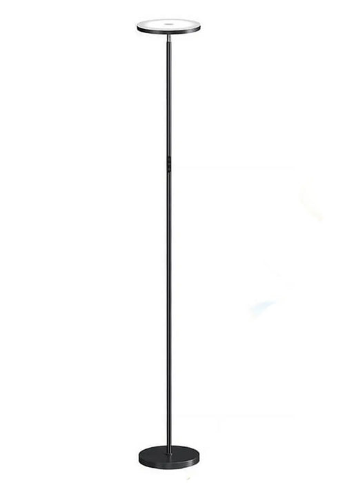CristalRecord vloerlamp Denzel - 1 lichts - 25  x 175   cm - zwart