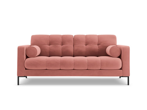 Cosmopolitan Design Bank Bali 2-zits, flueel, roze - 96x152x75cm
