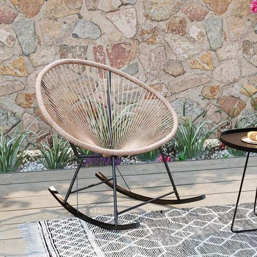 Kare Design Schommelstoel Acapulco natuur - vtwonen shop