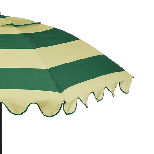 Edelman stokparasol Jessy streep groen - Ø197 x 238 cm