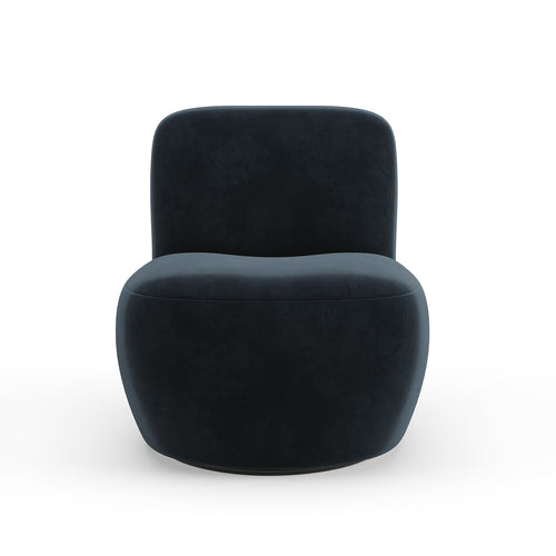 Sia Home - Fauteuils JENA - Fluweel - Middernachtblauw - 64cm - vtwonen shop
