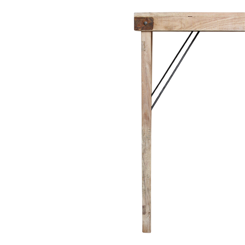 Limewash inklapbare bartafel - 170x60x107 cm