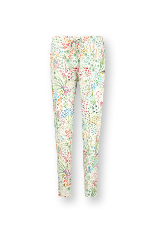 Pip Studio - Bobien Lange pyjamabroek - Dames - Querida - Wit - XL