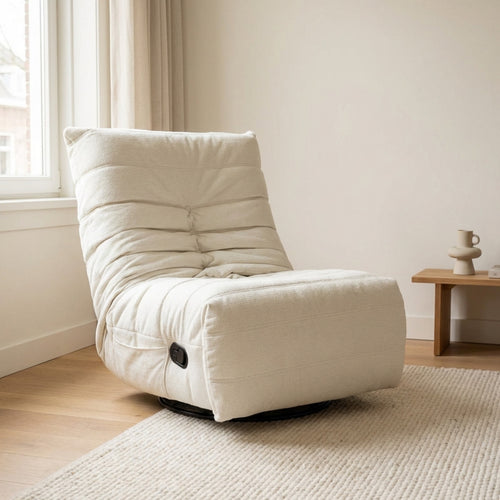 Starfurn Relaxfauteuil Zen - Naturel - Draaibaar - 97x78x90cm