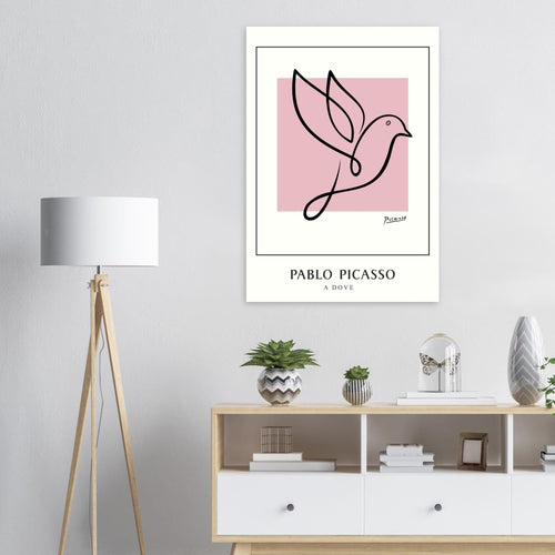 Artfulprints  Pablo Picasso - A dove   poster 70x100 cm - vtwonen shop