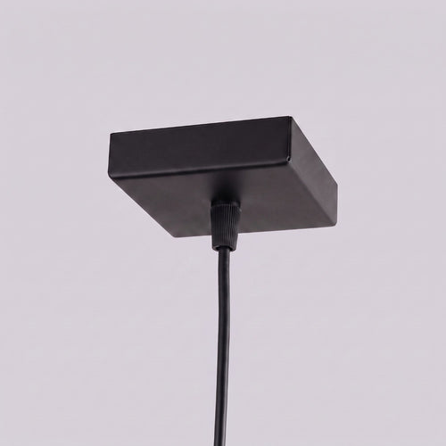 Sollux Lighting Hanglamp RAYO 1 zwart - 8x8x118cm