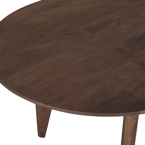 DÉJA Living Eettafel Maikel - Ovaal Donkerbruin Hout - 260x100x76cm