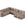 Cosmopolitan Design Panoramische hoekbank links Loretto 5-zits, structurele stof donkerblauw - 250x345x68cm