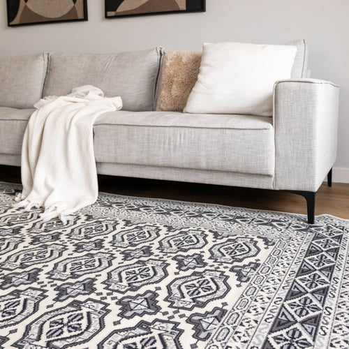 Vintage vloerkleed Marad Grijs/Antraciet Interieur05 - 150 x 80 cm - vtwonen shop