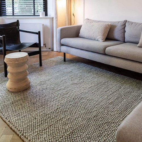 Interieur05 Wollen vloerkleed  Lecco wit/beige - 200 x 290 cm
